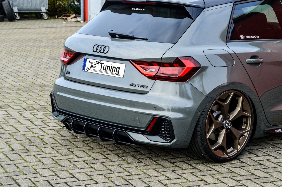Gefräster Heckansatz für Audi A1 GB Sportback S-Line ab Bj.2018- - Ingo Noak Tuning