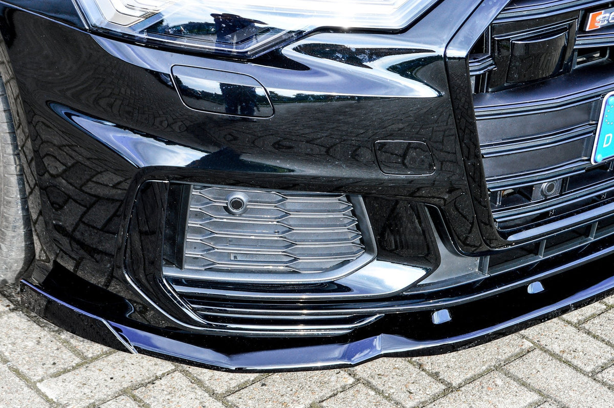 Cup Frontspoilerlippe mit Wing für Audi A6 S-Line + S6 4K C8 ab Bj. 2018- - Ingo Noak Tuning