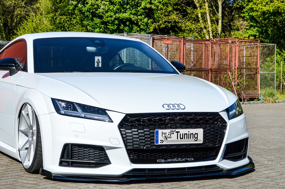 Spoilerschwert Frontspoiler Cuplippe mit Wing aus ABS für Audi TT+TTS 8S S-Line - Ingo Noak Tuning