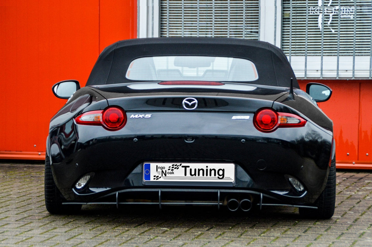 Gefräster Heckansatz mit Seitenflaps aus ABS für Mazda MX-5 ND-RF ab Bj.2015