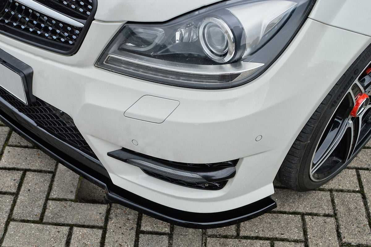 Cup Frontspoilerlippe aus ABS für Mercedes C-Klasse W204/S204/C204
