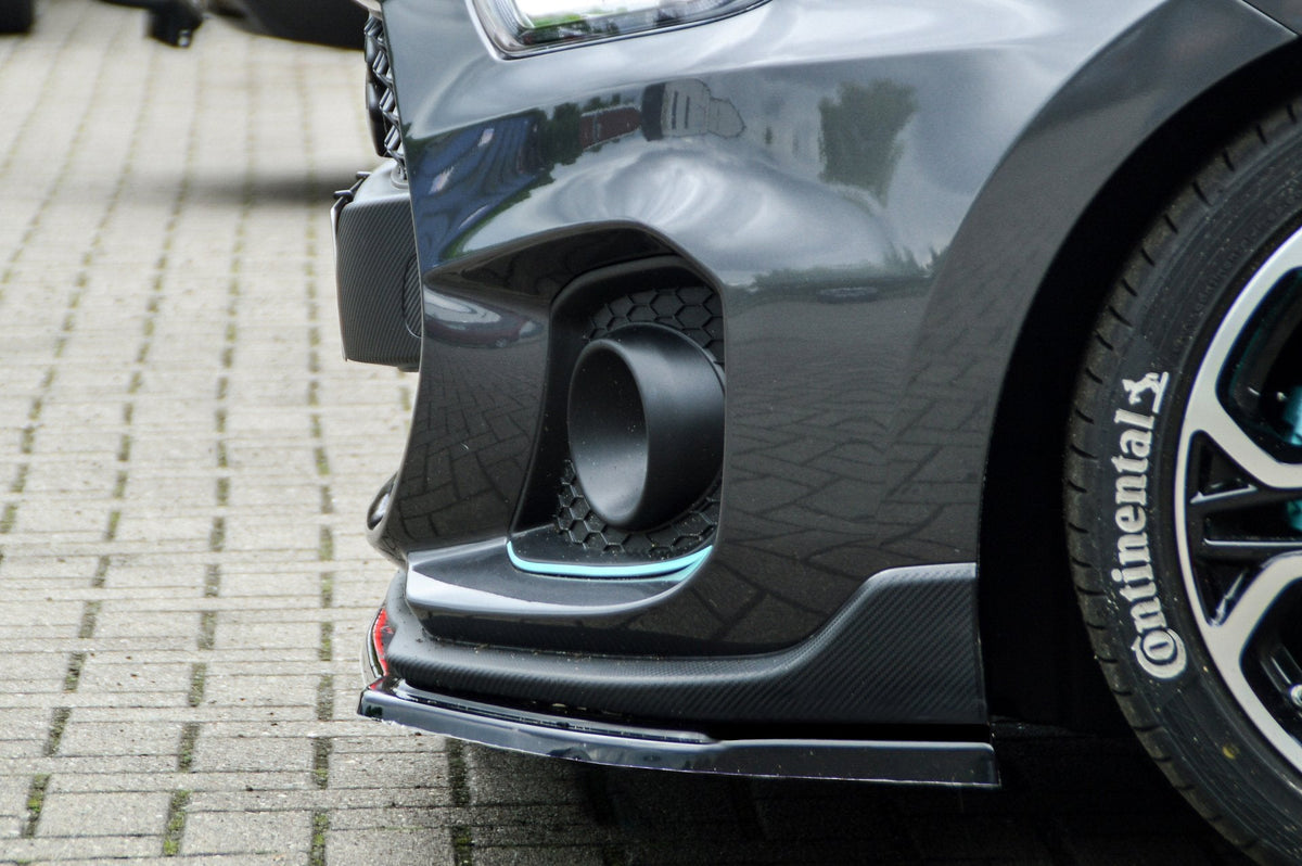 Schwarze Cuplippeaus aus ABS für Suzuki Swift Sport RZ/AZ, passend für Ingo Noak Tuning Fahrzeugmodifikationen