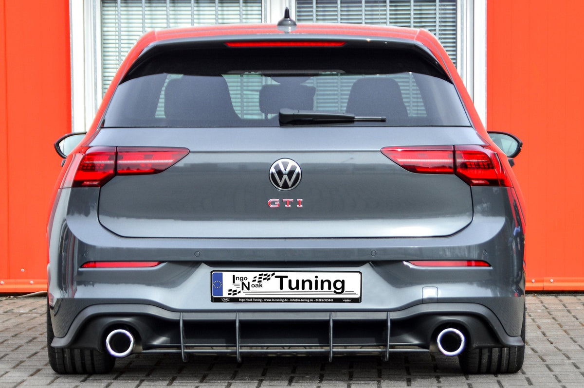 Gefräster Heckansatz Diffusor für VW Golf 8 GTI
