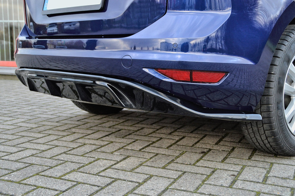 Heckansatz Diffusor aus ABS für VW Touran 5T - Ingo Noak Tuning