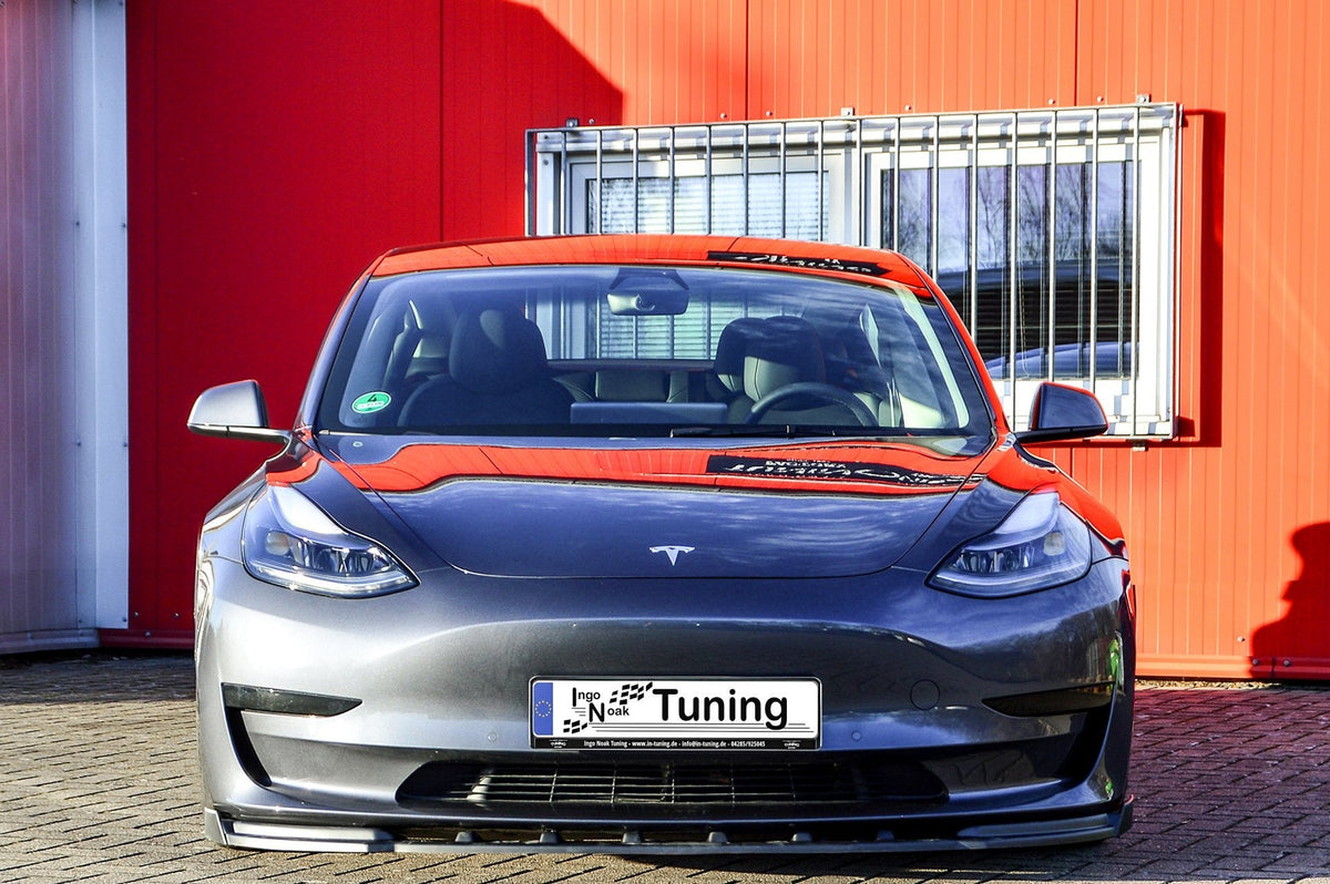 CUP Frontspoilerlippe mit Wings für Tesla Model 3 ab Bj. 2017