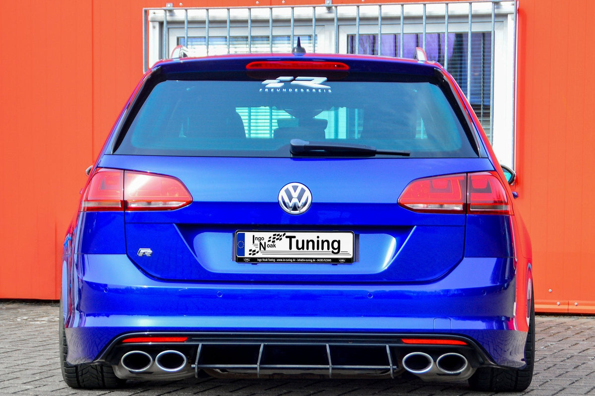 Racing Heckansatz Diffusor für VW Golf 7 R Variant Vorfacelift, Ingo Noak Tuning, aus Kunststoff mit aerodynamischem Design