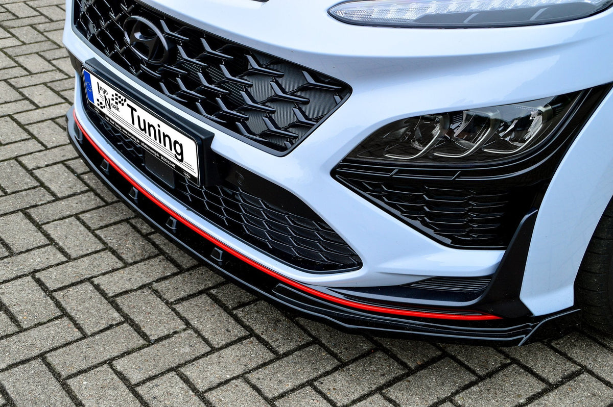 Ingo Noak Tuning Bodykit für Hyundai Kona N ab 2020, inklusive Stoßstangen und Seitenschweller, in schwarzem Finish