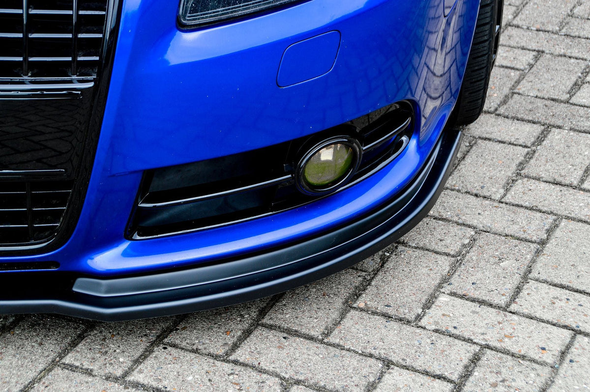 Vordere Spoilerlippe V2 für Audi A4 S4 B7 Avant S-Line, in schwarz, aus langlebigem Kunststoff, von Ingo Noak Tuning