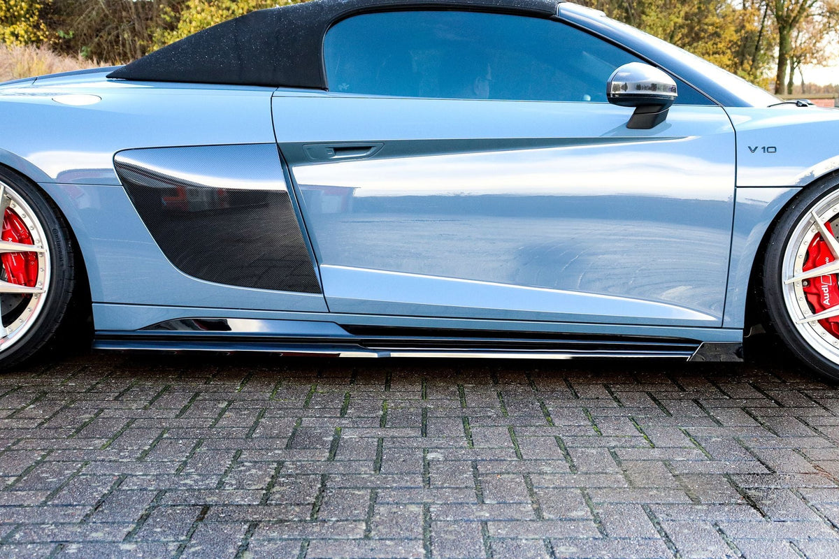 Cup Seitenschweller mit Wings vorne für Audi R8 4S Facelift ab Bj. 2019