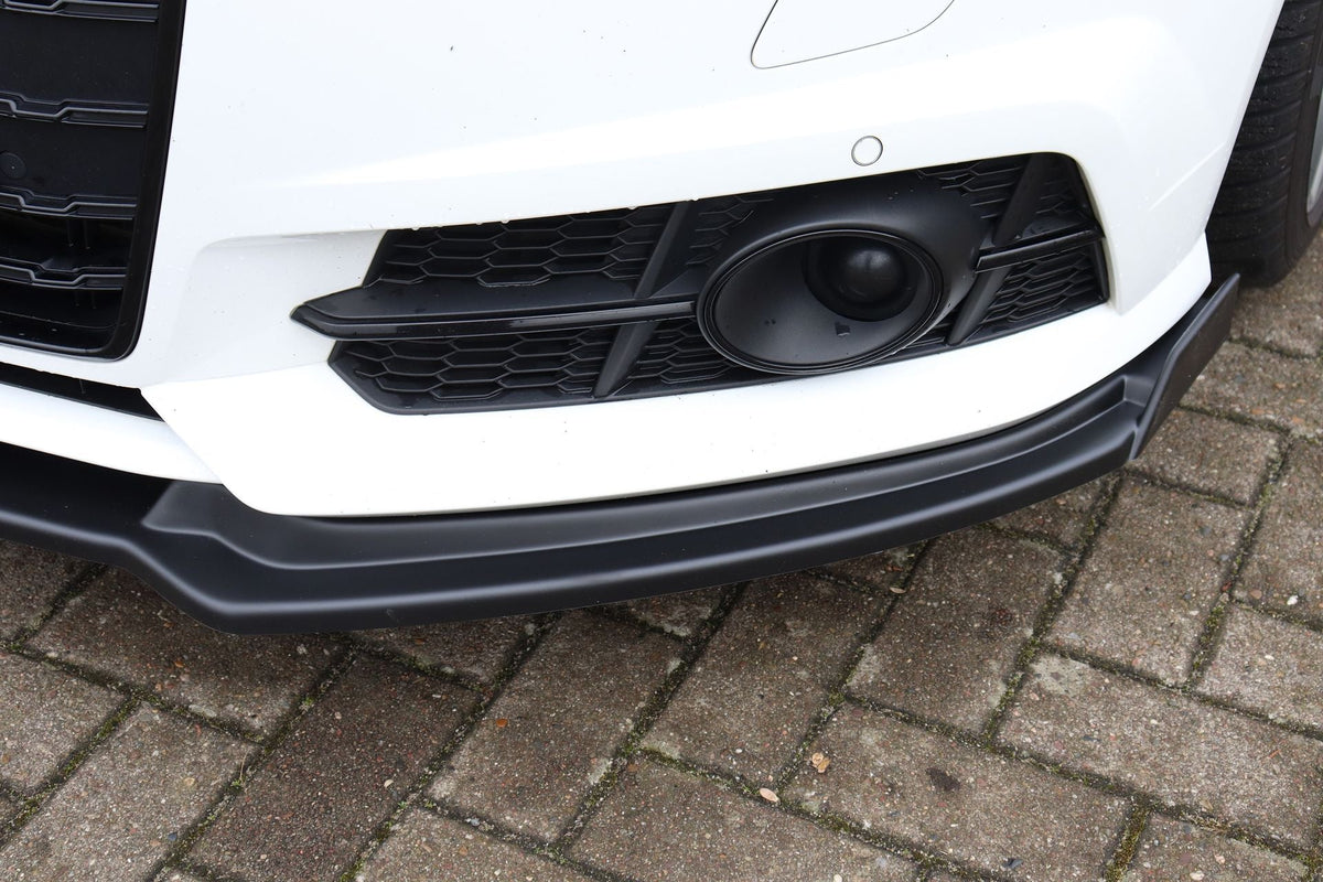Frontspoilerlippe mit Wings für Audi A6 S-Line+ S6 4G C7 von Ingo Noak Tuning, zeigt die aerodynamische Fahrzeugfront.