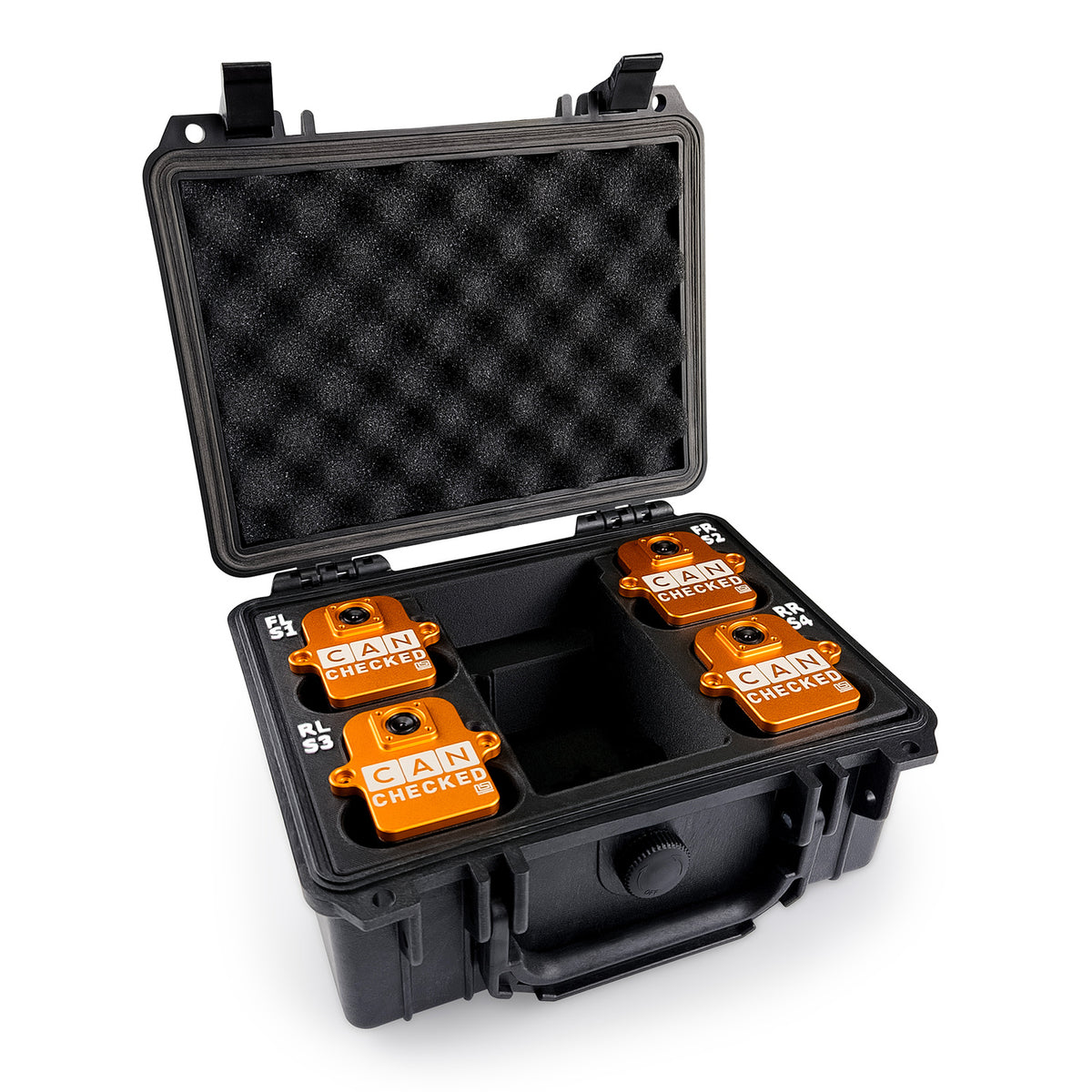 TMU04 - Reifen Temperaturüberwachung SET / Wireless mit Ladekoffer