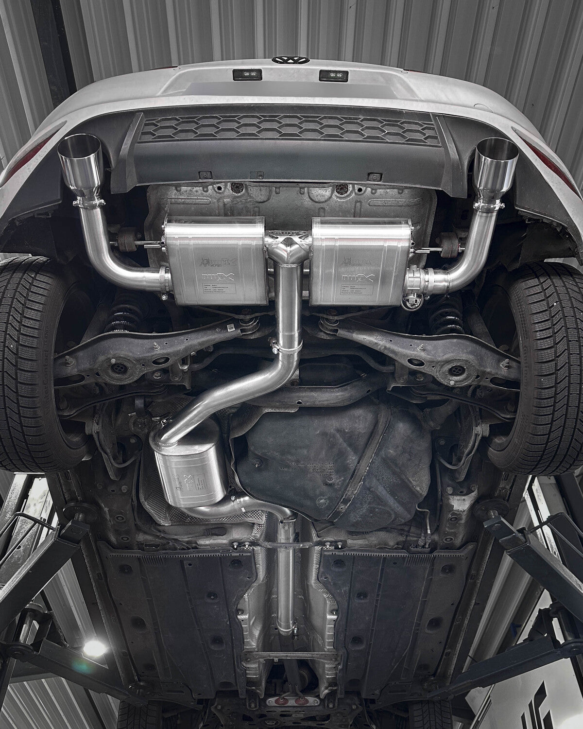 EGO-X/ Bull-X Valved Abgasanlage 3" VW Golf 7 GTI/CS, Seat Leon 5F Cupra 265/280/290 (mit ECE*)