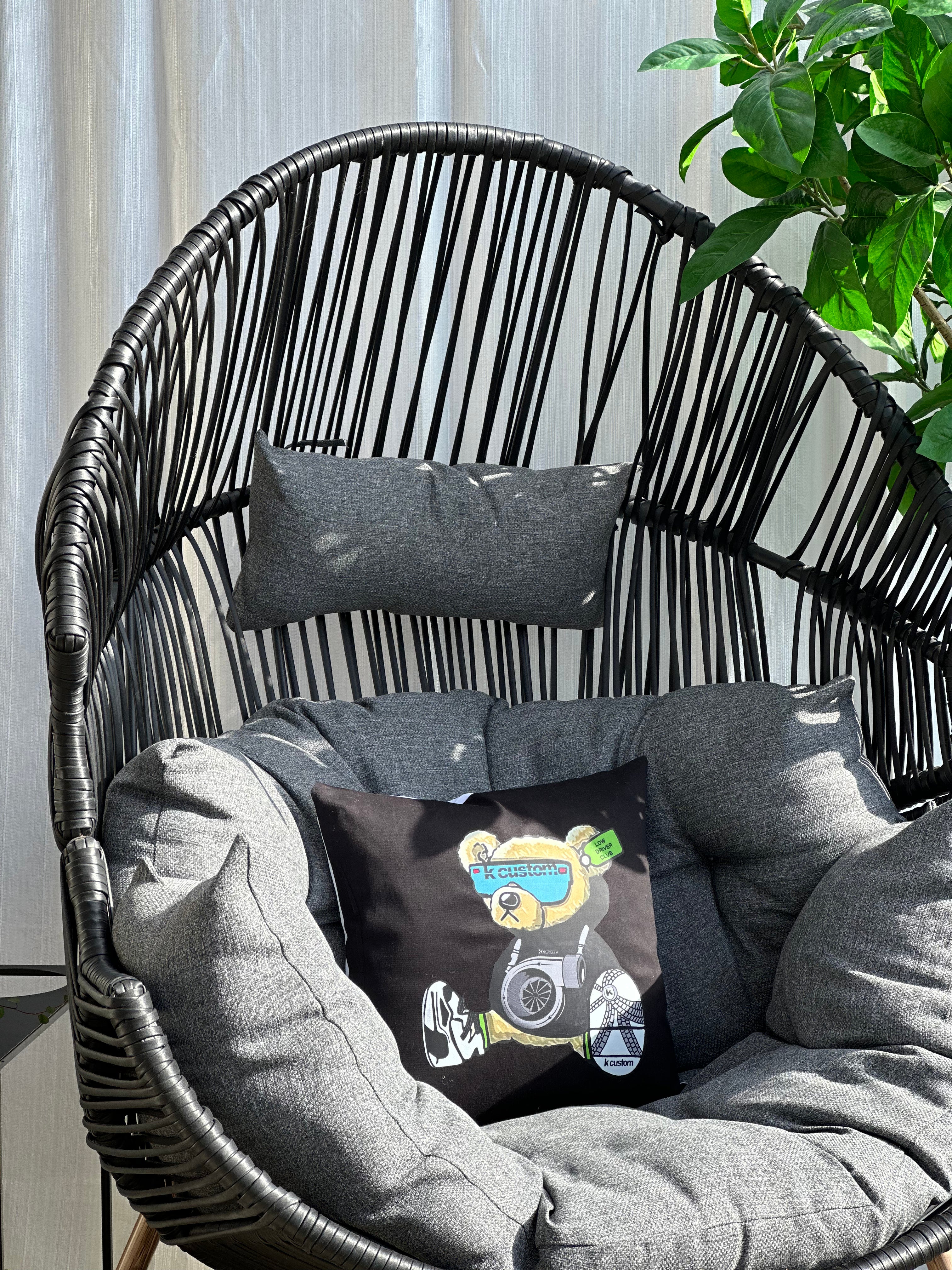 Kissen #Kturboär mit Füllung 40x40