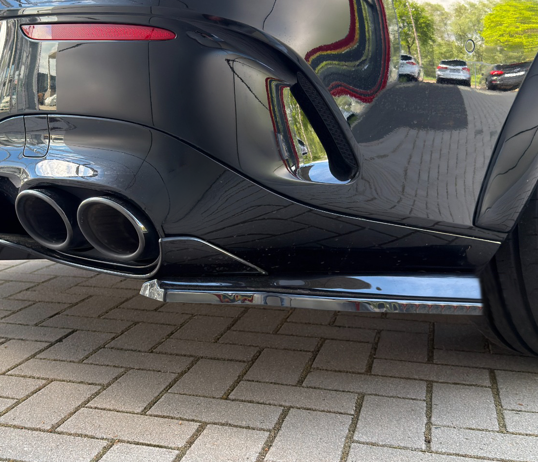Seitenteile aus ABS für Mercedes CLA 35/45 AMG Aeropaket, Heckansatz, Ingo Noak Tuning, elegante Fahrzeugaufwertung