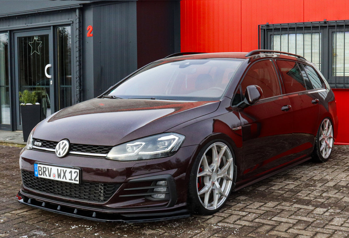 Cup Frontspoilerlippe für VW Golf 7 GTI + GTD AU Facelift