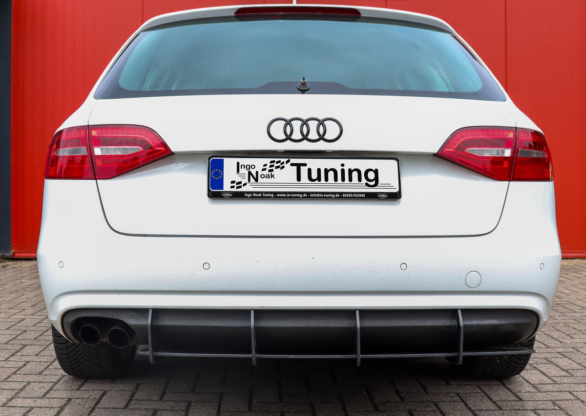 Heckansatz für Audi A4 B8 Avant Doppel-Endrohr links Facelift ohne S-Line