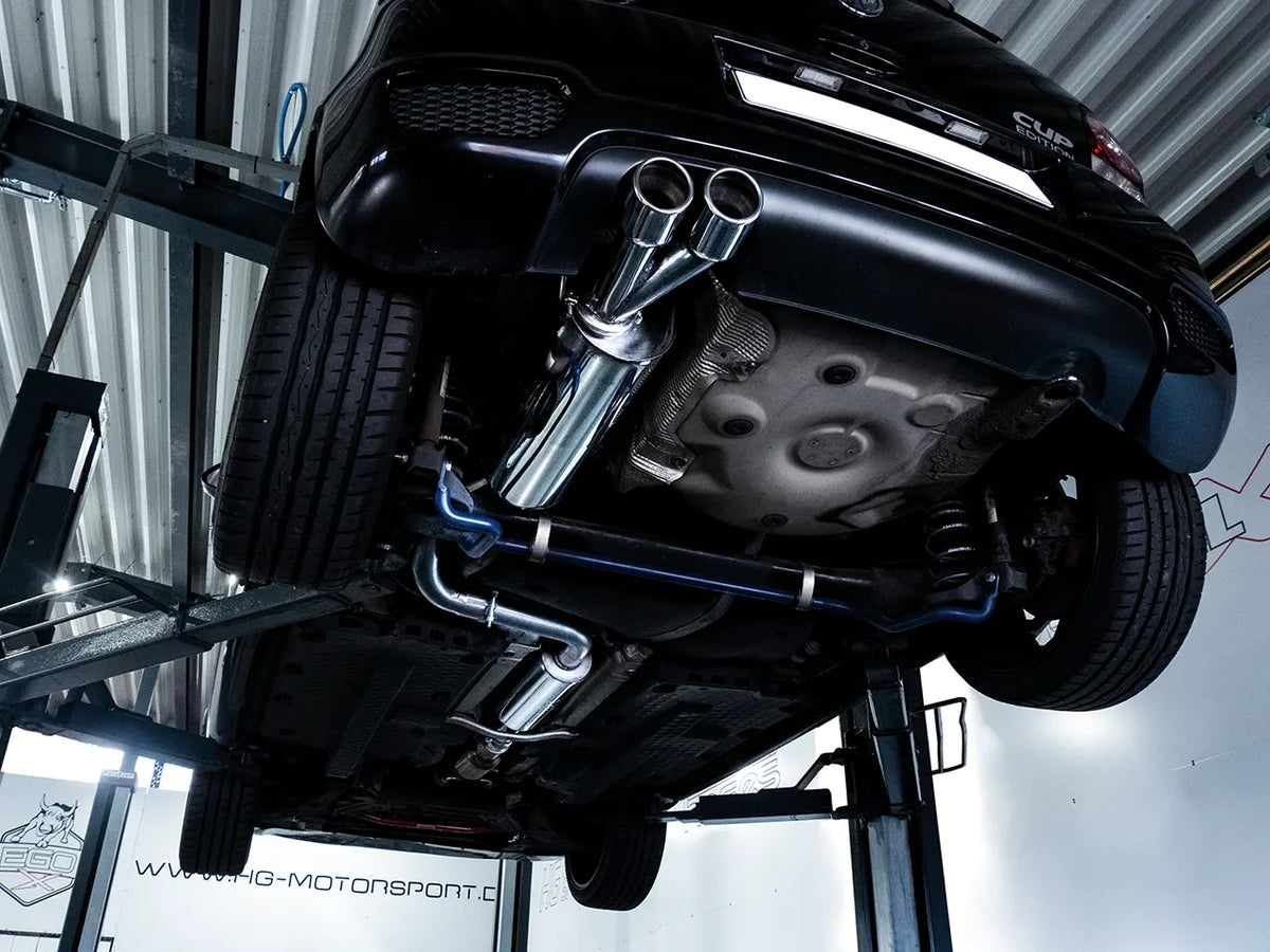 Bull-X ECE Abgasanlage 2.5" VW Polo 9N 1.8T GTI/ Cup Edition 150/180PS
