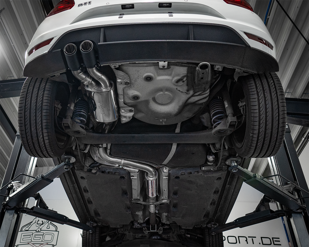 EGO-X Abgasanlage 2,75" Audi A1 8X, VW Polo 6R/6C inkl. GTI 1.4+1.8 T(F)SI (mit ECE*)