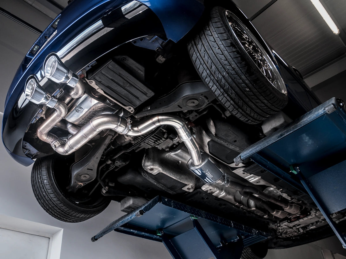 EGO-X Abgasanlage 3,5" VW Golf 5 R32, Golf 6 R (mit ECE*)