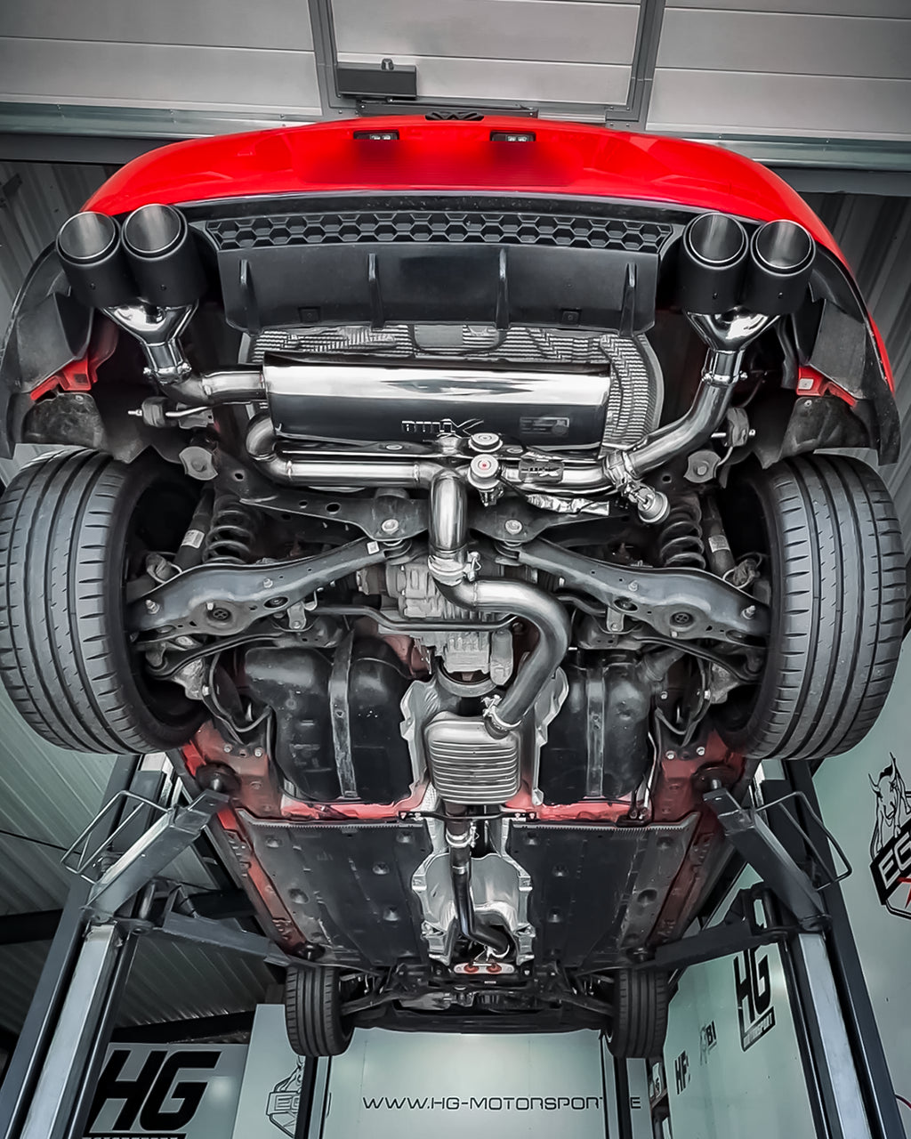 EGO-X Abgasanlage 3" VW Golf 7 R Facelift 310PS (mit ECE*)
