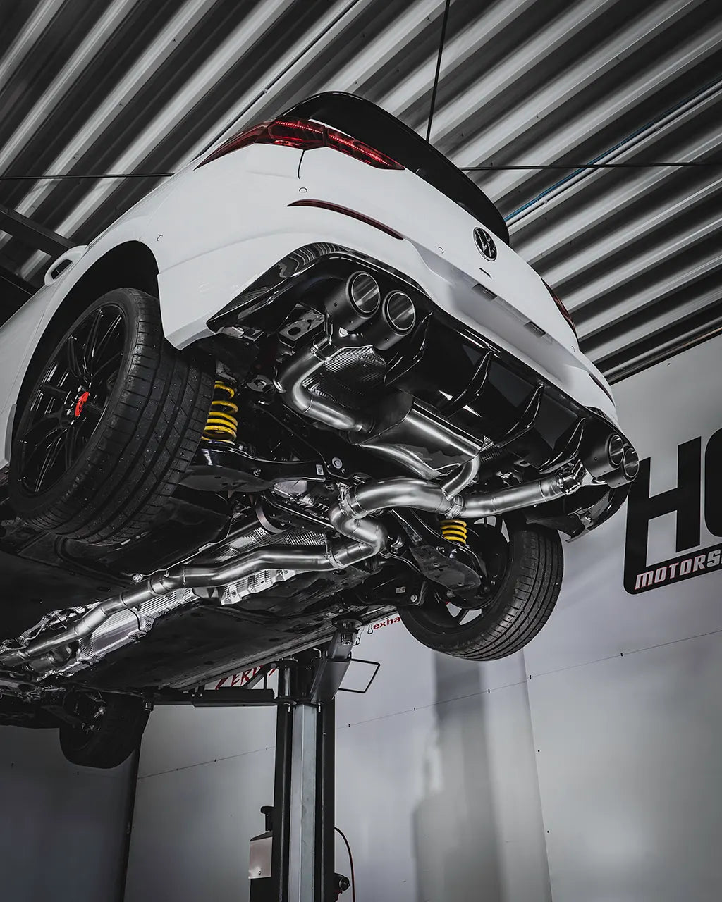 EGO-X Abgasanlage 3,5" VW Golf 8 R 320/333PS, Audi S3 8Y 310PS (82dB) inkl.Leistungssteigerung & Ein