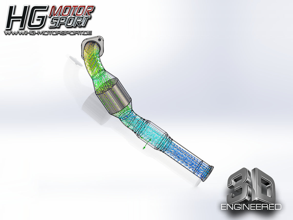 Bull-X Downpipe 3" Ford Focus RS Mk.3 350PS