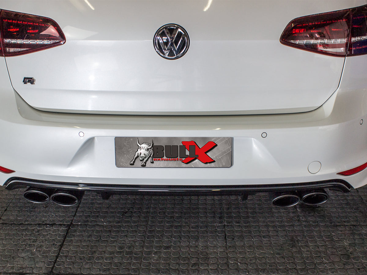 Bull-X Endrohrset Y-Style: Typ 14 Carbon oval versetzt 2x225x70
