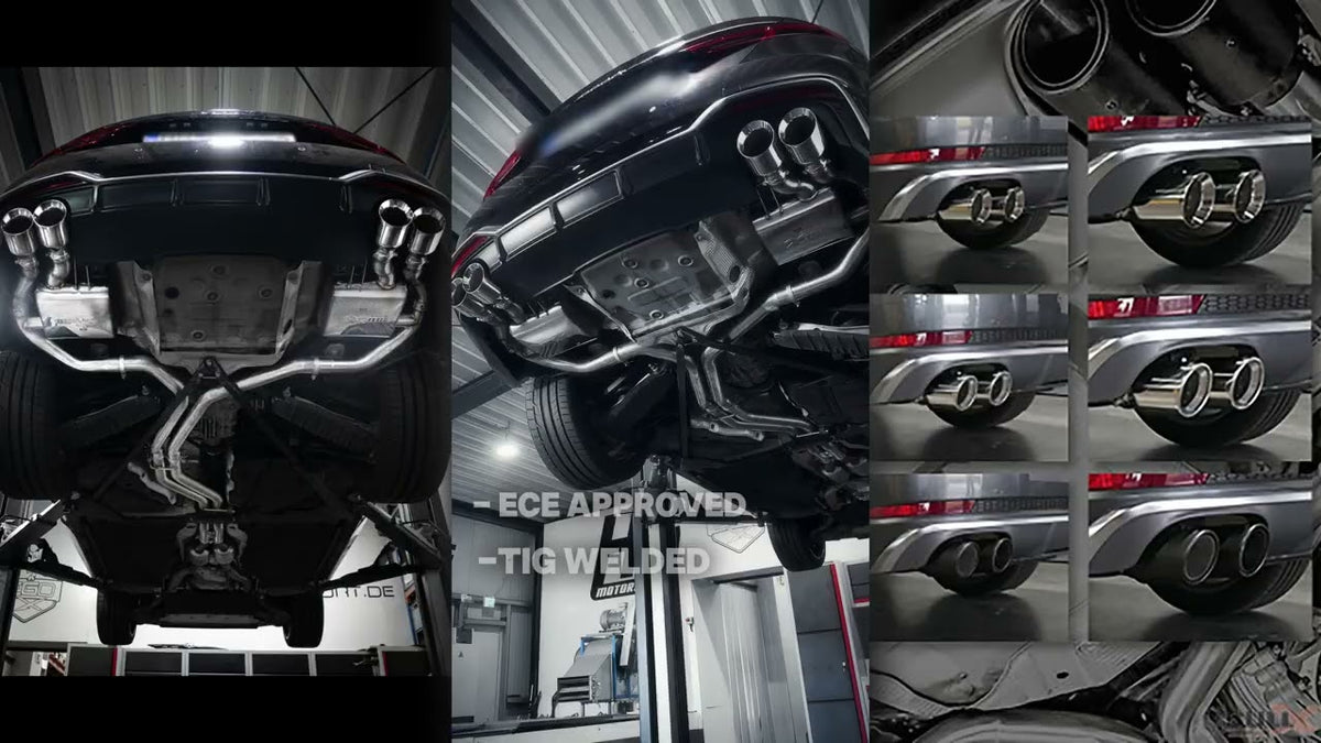 EGO-X Abgasanlage Audi S4/S5 B9 quattro 354PS (mit ECE*)