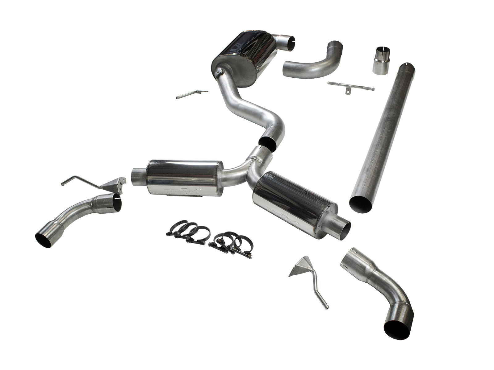 Bull-X Abgasanlage Y-Style für Seat Leon 5F Cupra / VW Golf 7 GTI