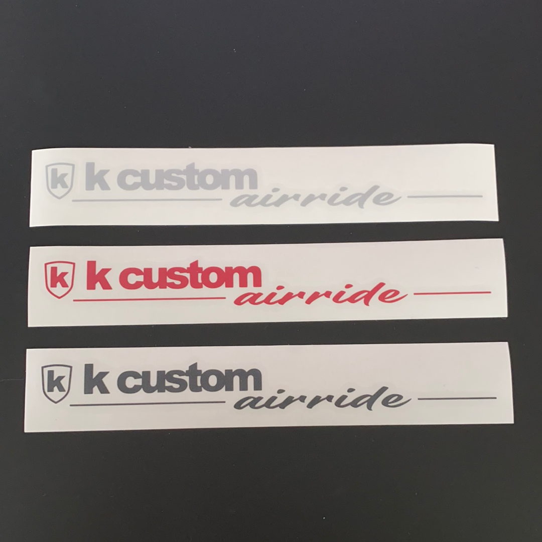 STICKER K-CUSTOM AIRRIDE 23cm