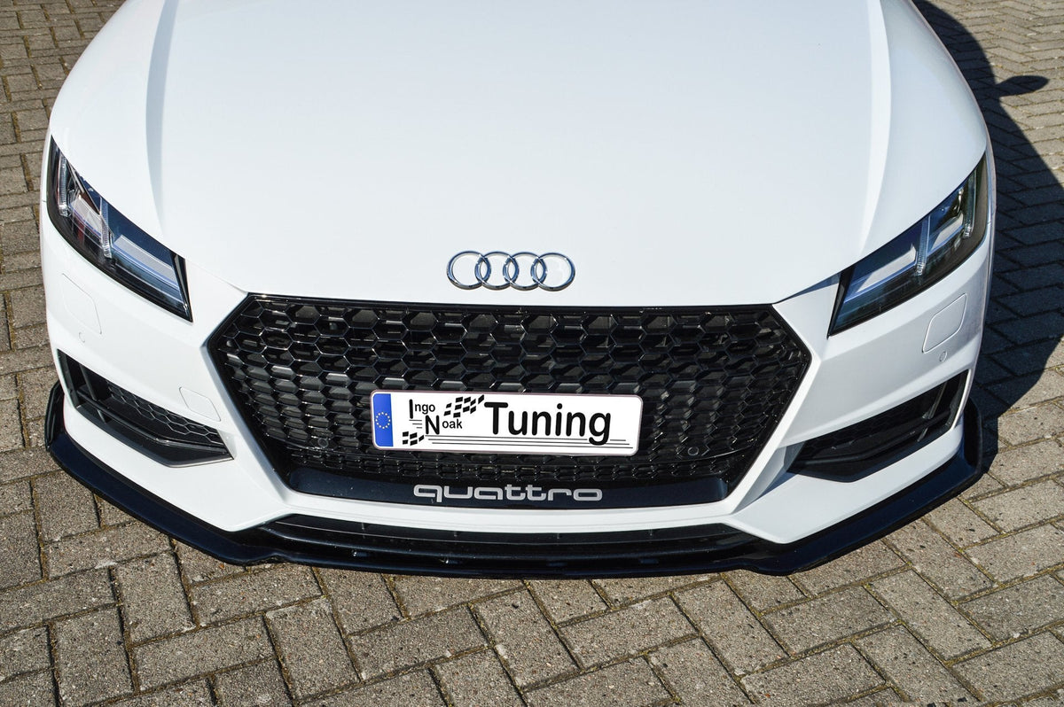 Spoilerschwert Frontspoiler Cuplippe mit Wing aus ABS für Audi TT+TTS 8S S-Line - Ingo Noak Tuning