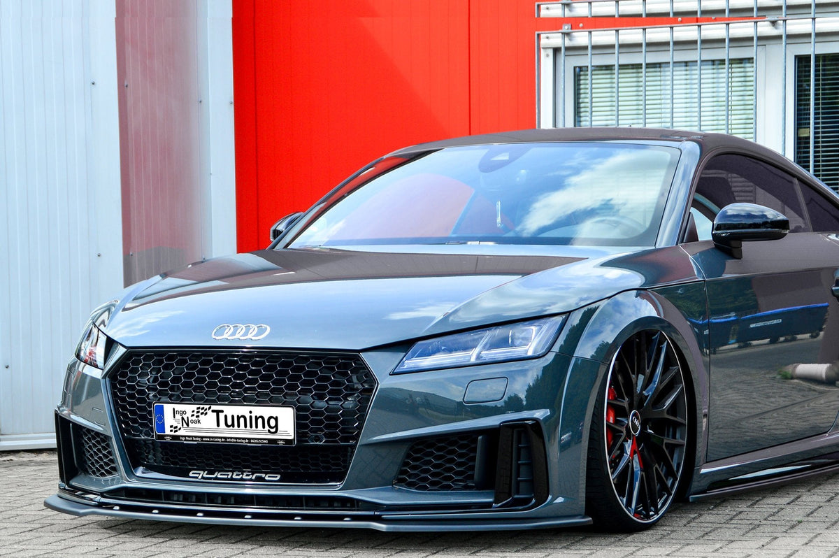 Spoilerschwert Frontspoiler aus ABS für Audi TT+TTS 8S S-Line Facelift - Ingo Noak Tuning