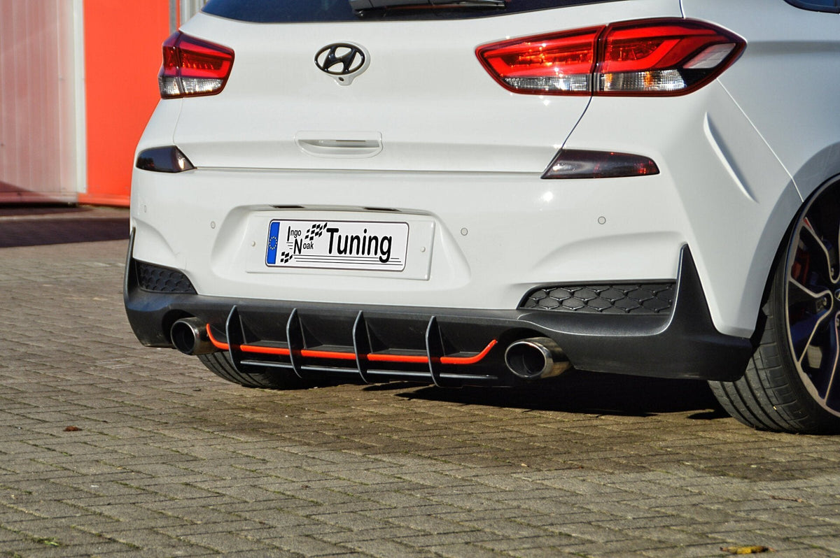 Seitenteile für Hyundai i30N Heckansatz von Ingo Noak Tuning, passend ab 2017 bis 2021, sportliches Design, hochwertige Verarbeitung