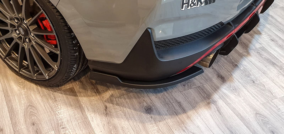 Heckansatz Seitenteile für Hyundai i30N Fastback ab 2018, Ingo Noak Tuning, stabile Karosserie-Optik, hochwertige Verarbeitung