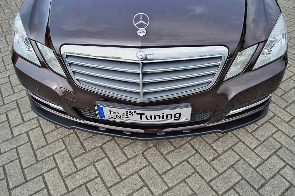 Vordere Spoilerlippe für Mercedes E-Klasse W212 S212 V212 A207 C207, Ingo Noak Tuning, aus Kunststoff, sportliches Design