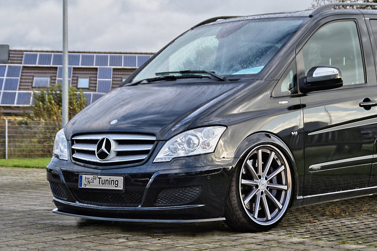 Ingo Noak Tuning Frontspoilerlippe für Viano W639, Modelljahr 2010-2014, aus Kunststoff, detailreiche Passform.