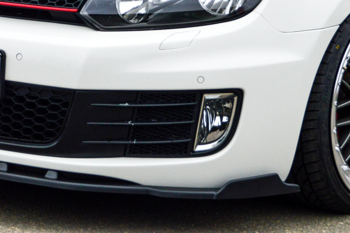 CUP Frontspoilerlippe Phase 2 mit Wing für VW Golf 6 1K