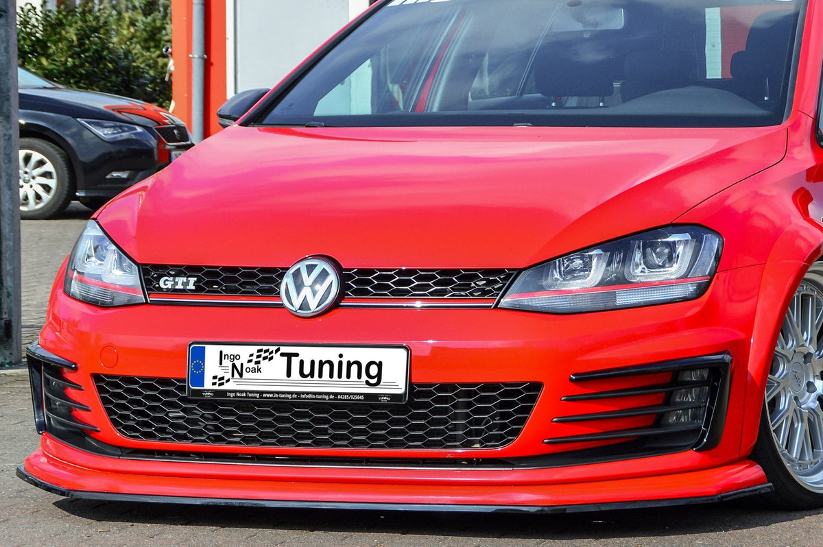 Blenden für NSW in Clubsport Optik aus ABS für VW Golf 7 GTI, passend für Ingo Noak Tuning, sichtbar im Bild.