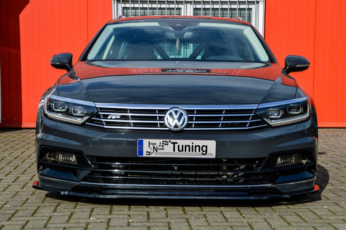 Vordere Frontspoilerlippe für VW Passat 3G B8 R-Line, Ingo Noak Tuning, aus hochwertigem Kunststoff, passgenau und stilvoll.
