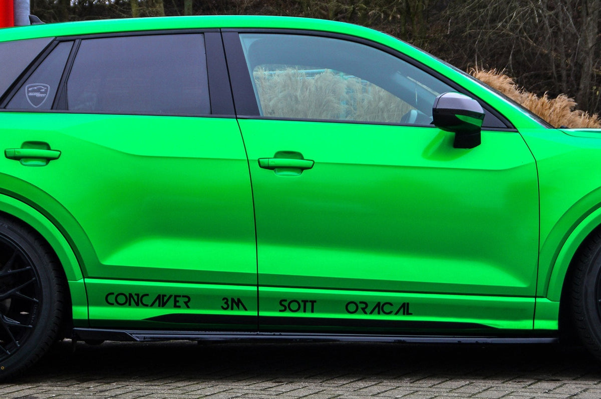 CUP Seitenschweller mit Wing hinten für Audi Q2 GA