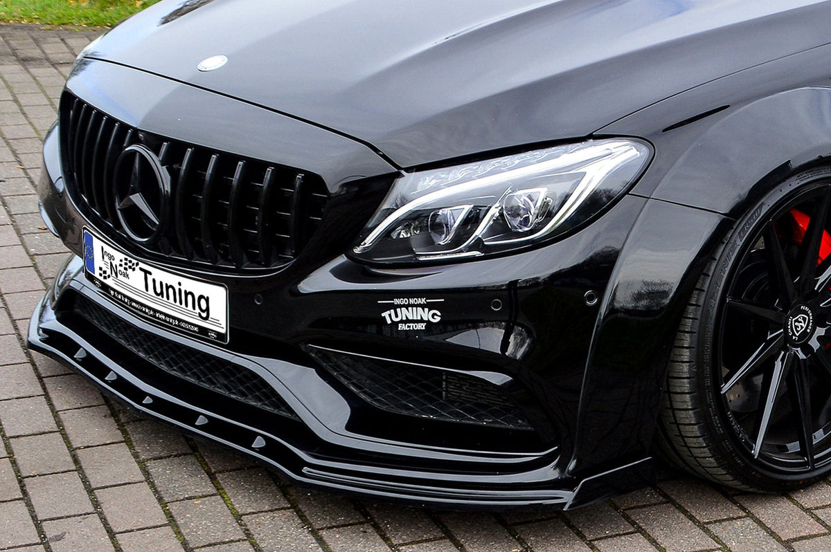 Cup Frontspoilerlippe mit Wing für Mercedes C-Klasse C63AMG W205/C205/A205/S205