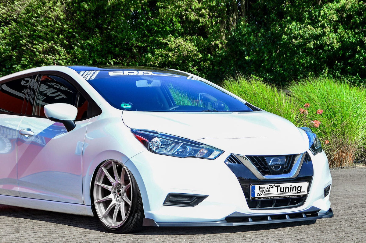 Frontspoilerlippe Cuplippe mit Wings für Nissan Micra 5 K14