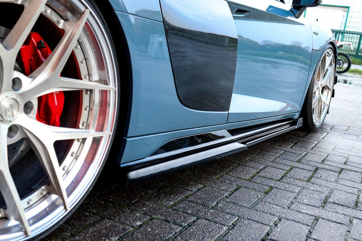 Cup Seitenschweller mit Wings vorne für Audi R8 4S Facelift ab Bj. 2019