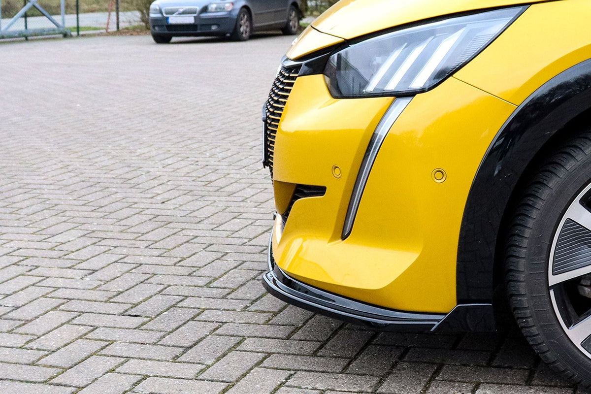 Cuplippe Frontspoilerlippe mit Wings für Peugeot 208 II GT GT-Line