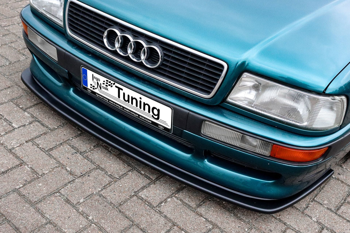 Frontspoilerlippe für Audi 80 B4 mit Votex Front, von Ingo Noak Tuning, aus langlebigem Kunststoff, sichtbar auf dem Bild.