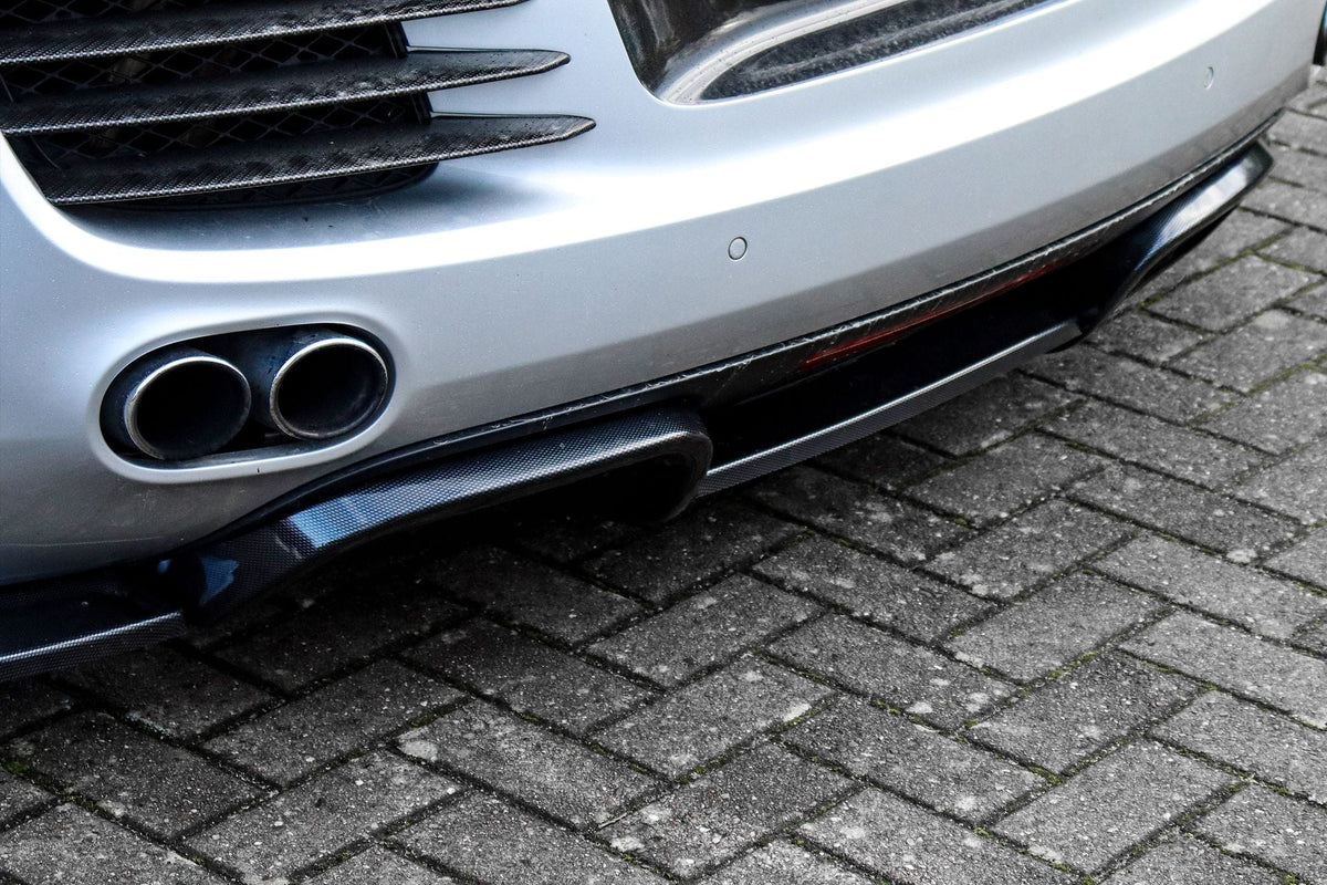 Hintere Stoßstangeneinsatz 5-teilig für Audi R8 42 V8, Ingo Noak Tuning, aerodynamischer Auto-Design, passend für Sportwagen