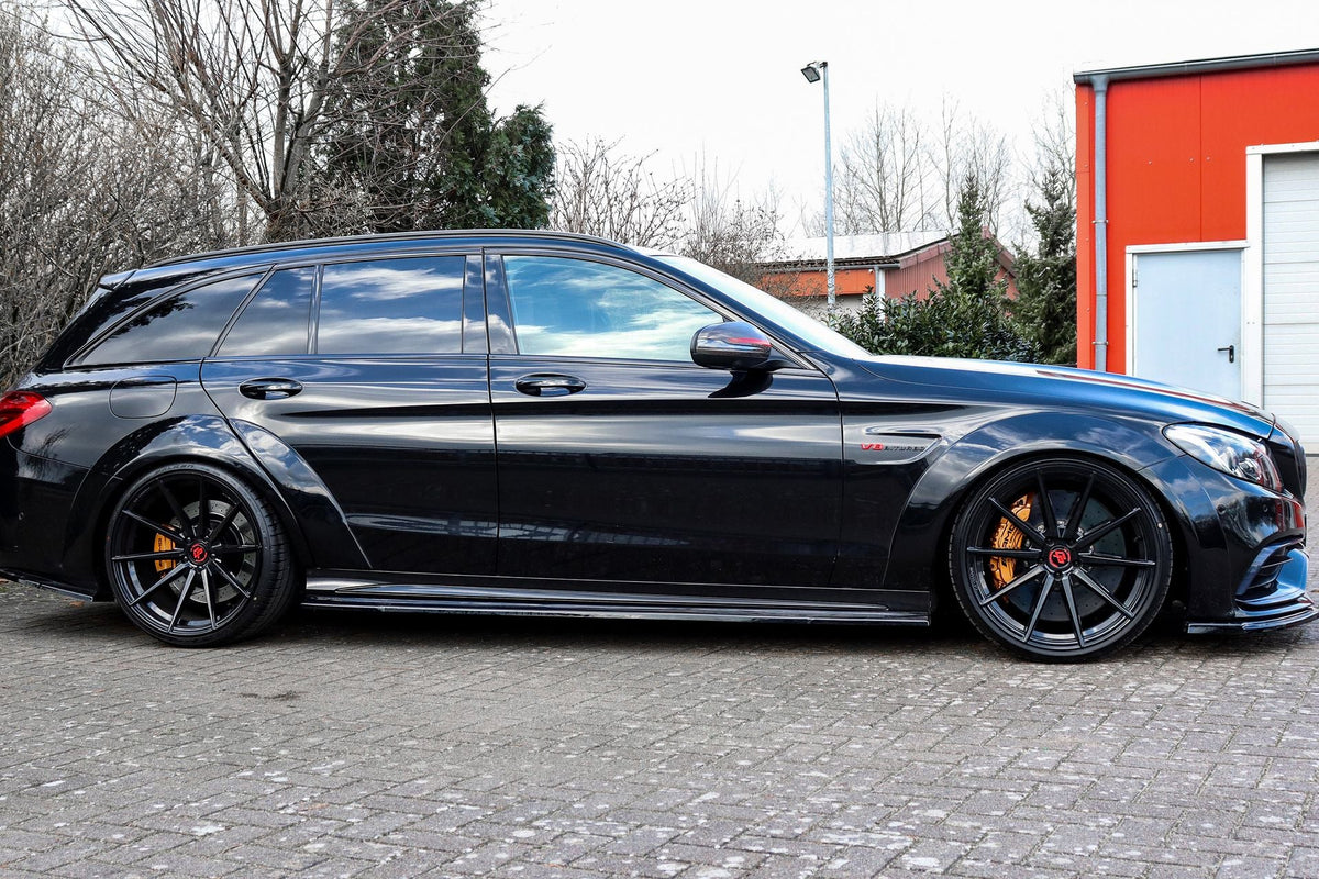 Widebodykit Radläufe für Mercedes C-Klasse W205 C63AMG+S T-Modell - Ingo Noak Tuning