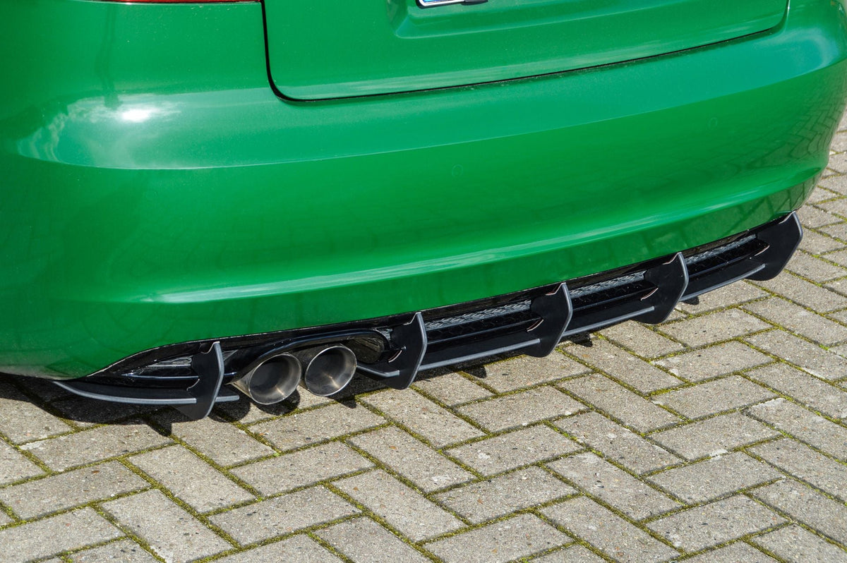Gefräster Heckansatz für Audi A3 8P Facelift mit S-Line von Ingo Noak Tuning, aus hochwertigem Material, detailreiche Verarbeitung