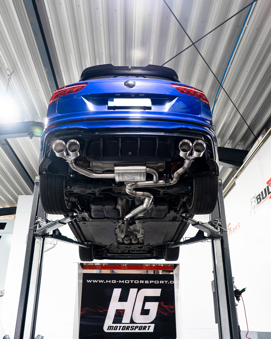 EGO-X Abgasanlage 3,5" VW Tiguan R 320PS (mit ECE*)