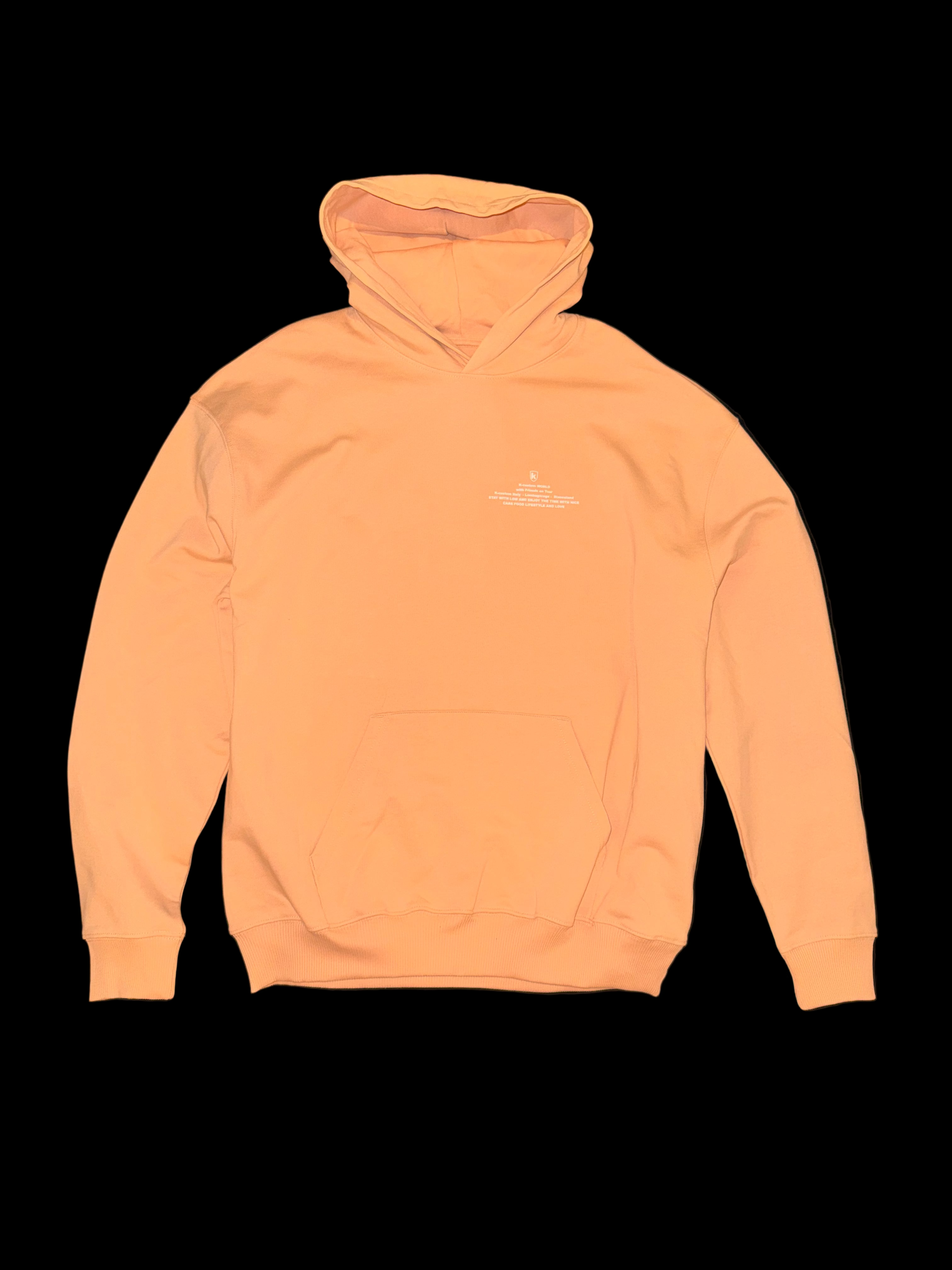 Käfer Hoodie Peach